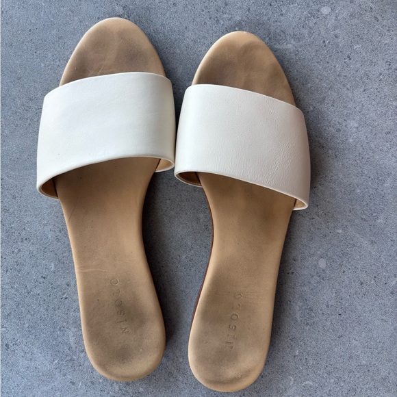 Nisolo Isla Slides Bone - Picture 1 of 4
